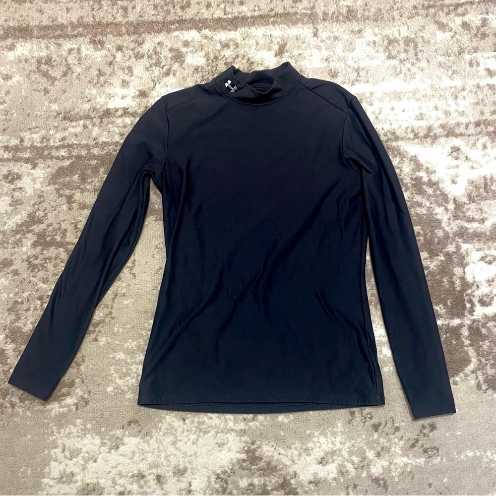 *SOLD - Under Armour Women's Black Coldgear Mock Neck